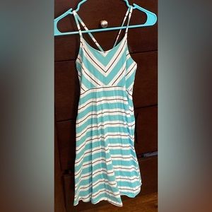 Girls striped dress size 10-12